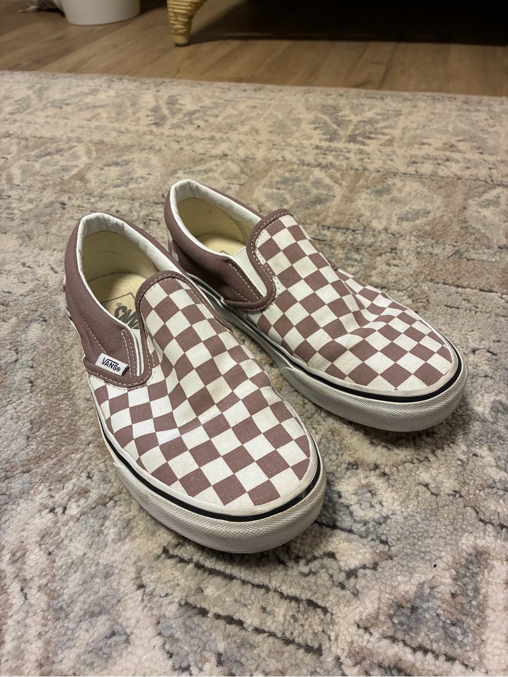 Vans Checkerboard Slip-On Sneakers